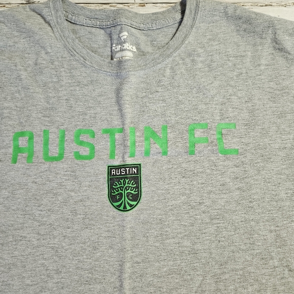 Fanatics Austin FC Soccer Gray Tee Size 3XL - Picture 1 of 6